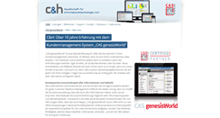 Desktop Screenshot of cundh.com